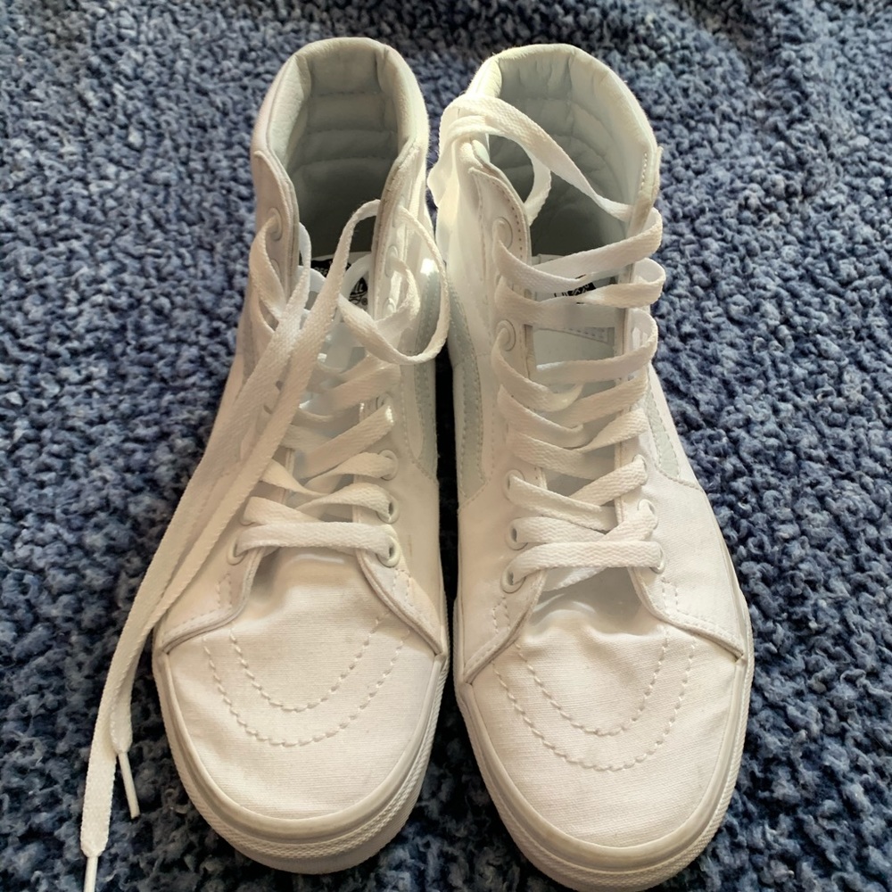 White high top vans